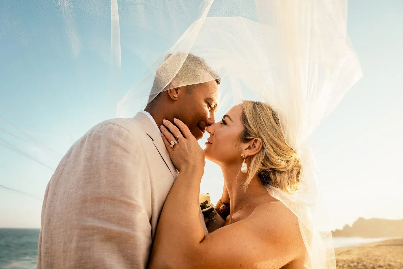 Veil floating Cabo San Lucas beach — Ana Badillo Photography