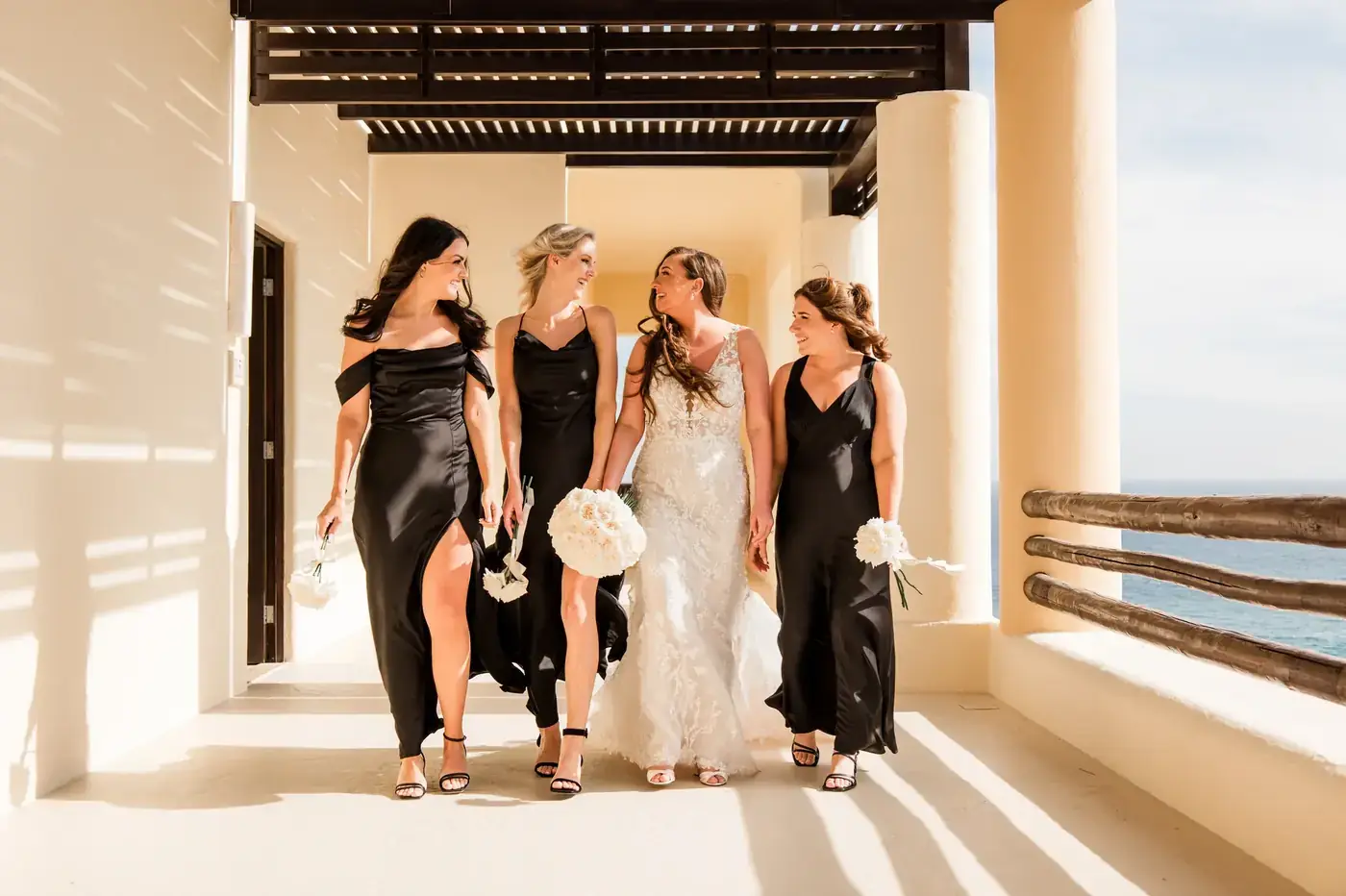 Beach wedding day in Cabo San Lucas