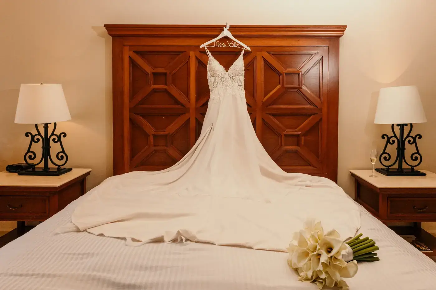Emotional first look at a Cabo wedding