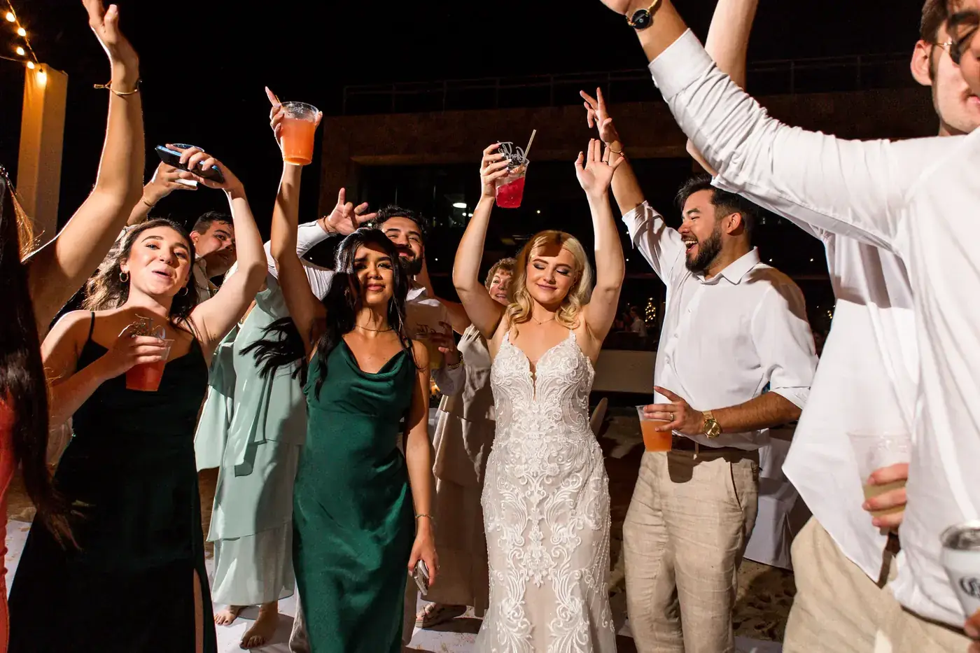 American couple at their wedding in Cabo San Lucas
