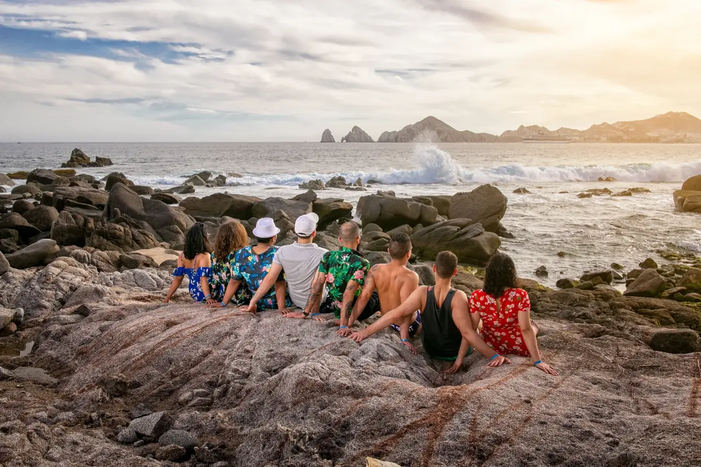 Engagement session in the Baja desert near Cabo San Lucas
