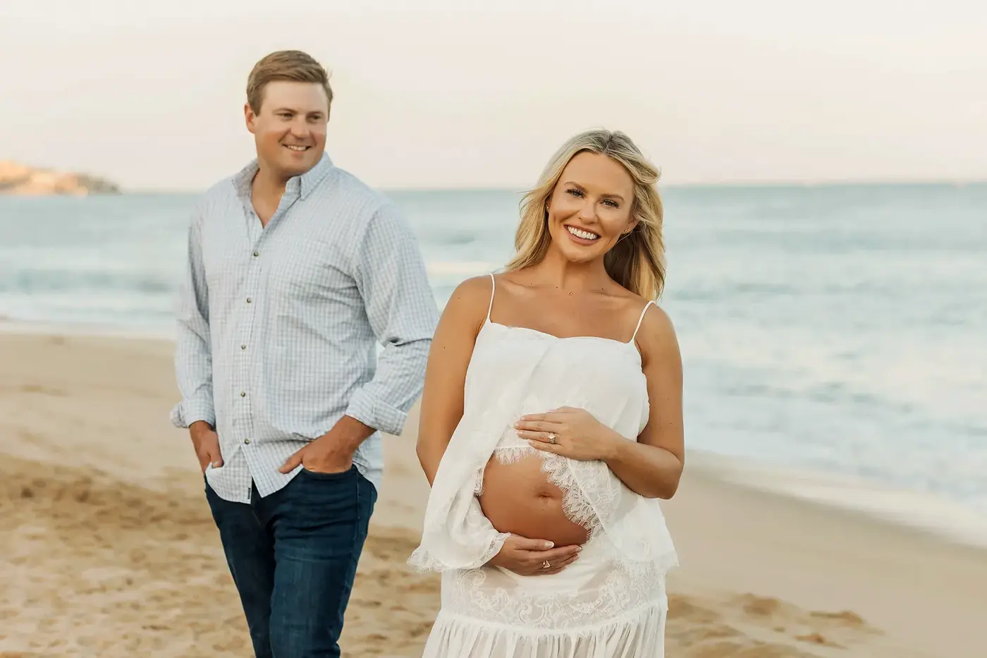 Maternity beach session, Cabo San Lucas