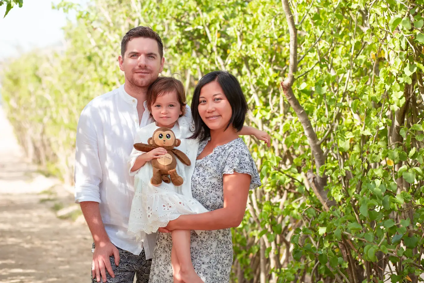 Family session at Medano Beach in Cabo San Lucas