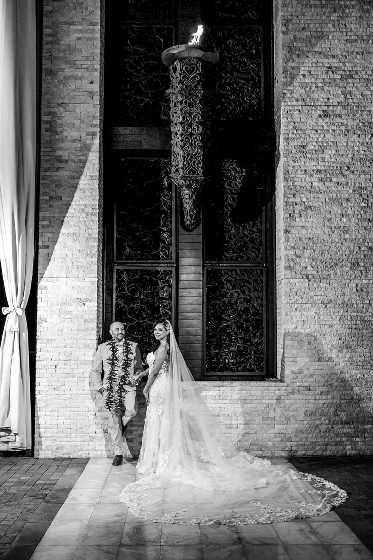 Romantic couple portrait in Baja California